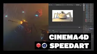 Figure-tossing using Parsec with Cinema 4D