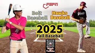 2025 South Florida Fall Baseball BOLT Baseball vs HAWKS BASEBALL #fspn #baseball #fypシ 