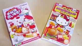 Re-ment collection unboxing 3!! リーメント | Sanrio Hello Kitty fast food and kitchen