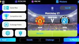 Manchester United vs Manchester City 🔥😱 | Matchday 27 | Manchester Derby( Legend)