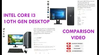 Intel Core i3 10th Gen Desktop Comparison @Amazon