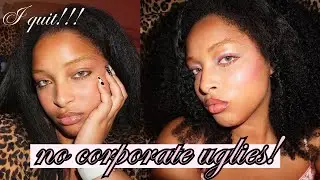 I quit my 9-5 and glowed up! (self care routine)