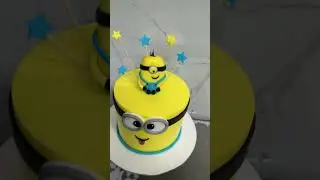 #Minion#🥰🌈🌺✨ cake# designing💥🌺🥰🍦💖#youtubeshorts #viralreels 👑🌳🎂🧁💖
