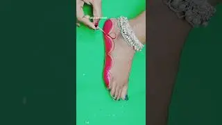 Easy alta design to be applied on feet in weddings 😍 #akartsmehndi #alta #shorts