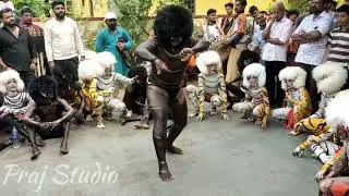 🔥Adimaheshwari  Friends Tiger Jeppu🔥Mangaladevi Dasara2023 Tiger dance Uday masters House