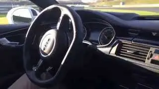 Autonomous Audi RS7 Piloted Driving Concept Racing at the Oschersleben Race Track [Onboard]