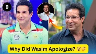 Why Did Wasim Akram Apologize? 😱 Shocking Reason Revealed!