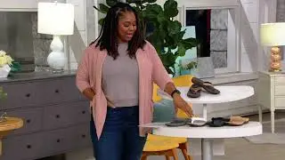 Vionic Leather Thong Sandals - Tide II on QVC