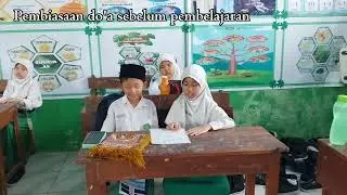 Kegiatan Belajar Mengajar AMSP di MIN 1 Jombang mata pelajaran Pancasila kelas 3