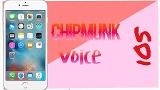 How to get the chipmunk voice