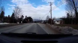 Driving to Waterbury (Vermont) on January 2, 2015