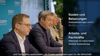 Spitzengespr&auml;ch von CSU und bayme vbm vbw | 2023