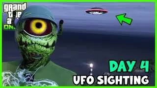 🛸 Наблюдение НЛО №4 на маяке в GTA Online (событие на Хэллоуин 2025) 🌕