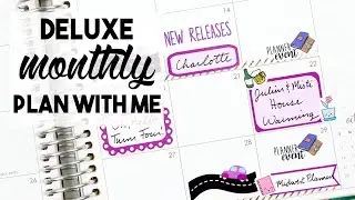 Plan with Me in My Deluxe Monthly Planner