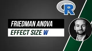 Effect size Kendall's W for the Friedman ANOVA in R