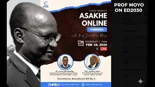 WATCH LIVE: Prof Jonathan Moyo Speaks On Constitution Amendment Bill No3