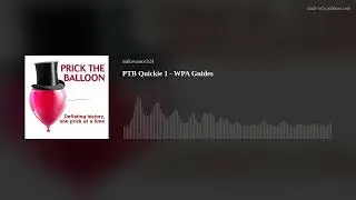 PTB Quickie 1 - WPA Guides