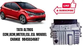 TATA ALTROS BS6 NEW ECM & BCM LOCATION & CHANGED SUCCESSFULLY 9845034687