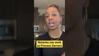 Notaries Work as Process Servers!!! #sidehustle #processserver #moneymaking