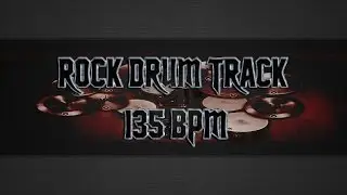 Deep Purple Style Rock Drum Track 135 BPM (HQ,HD)