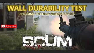 EXPLOSIVES vs. WALLS | SCUM DURABILITY TEST