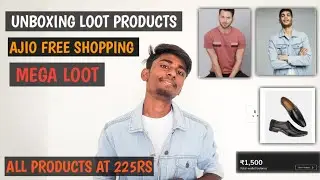 Ajio Free Shopping || Ajio Loot Offers || All Products At 225rs || #krishhna