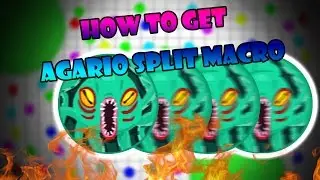 Agar.io How To Get Split Macro Tutorial (Agar io Player Dead?!)