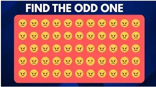 Find The ODD One Out/Emoji Quiz//Easy, Medium And Hard😇💯