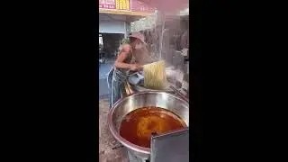 POV Livestream | Frying Sanzi at Chinese Street Market | Real-Time Traditional Snack Craft