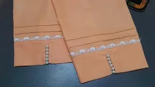 New pant plazo design with lace and pearl/plazo design #trouserdesign #shahnazdesign #design