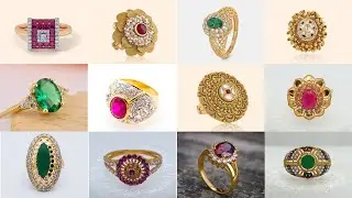 2025 GOLD STONE RING DESIGN | New Gold stone ring design