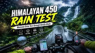 EXTREME RAIN TEST HIMALAYAN 450 Kerala Monsoons | Idukki #bikeridevlog #himalayan450 #royalenfield