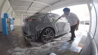 日常のマツダ3の洗車風景を撮影してみました！