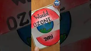World Ozone Day Drawing | Ozone day poster #shorts #short #youtubeshorts #viral #video