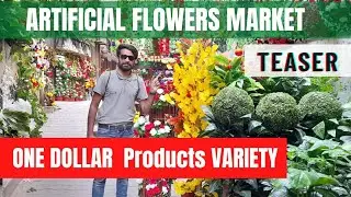 Teaser| Artificial Flowers & Plants Wholesale Market| Shah Alam Market Lahore #Short #Teaser