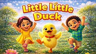 Little Little Duck | Quack Quack Duck | English Kids Song