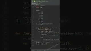 Мини-синтезатор на Python прямо в терминале. Никакой графики &mdash; только код и звук.