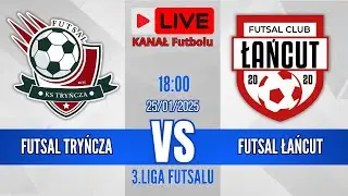 LIVE🔴 Futsal Tryńcza 🆚 Futsal Łańcut | 3 Liga Podkarpacka | 25/01/2026