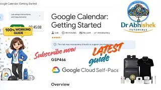 Google Calendar: Getting Started | STEP BY STEP GUIDE | #GSP466 #qwiklabsarcade2026