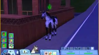 Sims 3 Pets - Horse Galloping through Sunset Valley (Part 2)