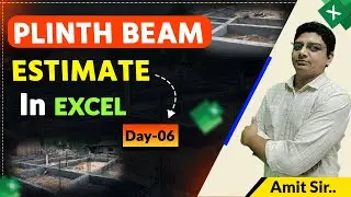 How to Calculate Quantity of Concrete in Plinth Beam | Plinth Beam Estimate