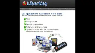 LiberKey : Utiliser ses logiciels favoris sur un support amovible (cl&eacute; usb, etc...)