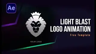 Light Blast Logo Animation - Free Download After Effect Template | Tutorial