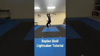 Learn Baylan Skoll 360 Lightsaber Strike in 30 Seconds #martialarts #starwars #lightsaber