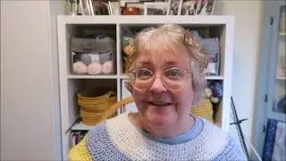 Складывание шали вдвое
