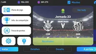 E FOOTBALL PES 2026 - BRASILEIR&Atilde;O - 23. RODADA (CORINTHIANS X SANTOS)