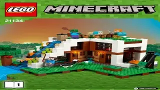 2017 Lego Minecraft The Waterfall Base instruction 21134 NEW!
