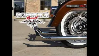Bassani True Dual Fishtail exhaust on 2019 Softail Deluxe - Sound Clip