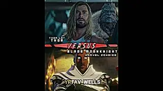 THOR ( LOVE & THUNDER ) VS BLADE MOONKNIGHT ( MARVEL ZOMBIES )