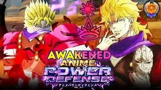 Sovereign Awakened DIO Showcase in Anime Power Defense (Dyo Awake)